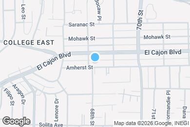 Map image of the property - 6820 Amherst St