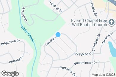 Map image of the property - 24 W Falcon Ct