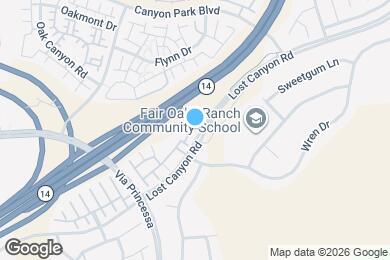 Map image of the property - 17945 Lost Canyon Rd