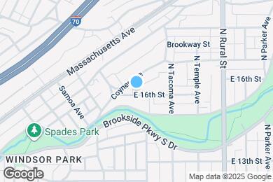 Map image of the property - 2326 E 16th St