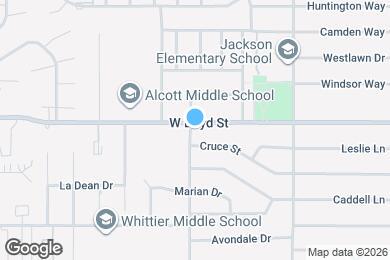 Map image of the property - 1730 W Boyd St