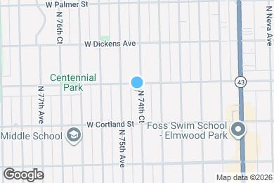 Map image of the property - 1956 N 74th Ct