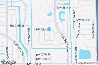 Map image of the property - 5827 NW 22nd Ct