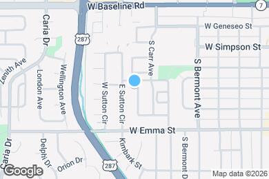 Map image of the property - 373 S Dover Ave