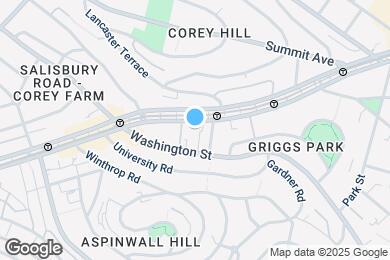 Map image of the property - 1559 Beacon St