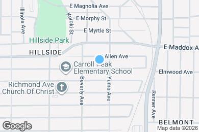 Map image of the property - 1331 Elmwood Ave