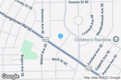 Map image of the property - 1380 Arbor Ave SE