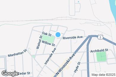Map image of the property - 83 Oak St