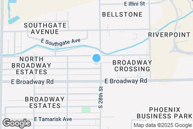 Map image of the property - 2748 E Pueblo Ave