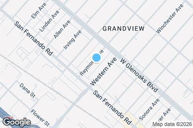 Map image of the property - 1038 Raymond Ave