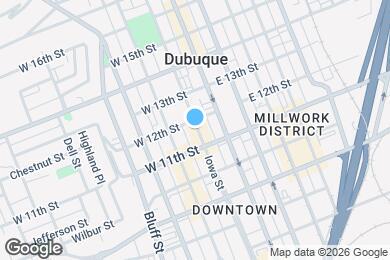 Map image of the property - 1175 Iowa St