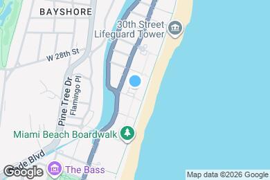 Map image of the property - 2625 Collins Ave