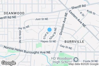 Map image of the property - 833 51st St NE