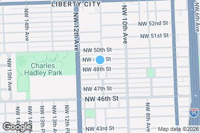 Map image of the property - 4802 NW 11th Ave