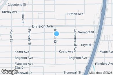 Map image of the property - 971 Chalmers Ave