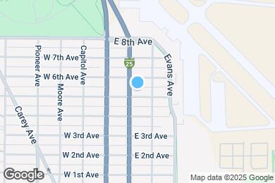 Map image of the property - 204 E 5th Ave