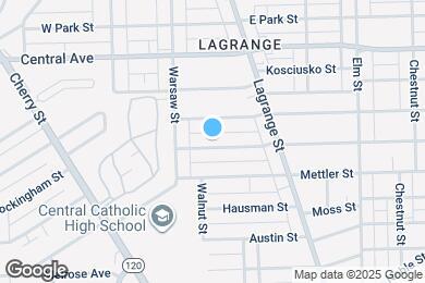 Map image of the property - 135 Everett St