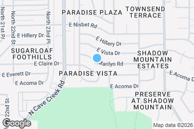 Map image of the property - 2513 E Marilyn Rd