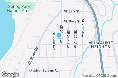 Map image of the property - 12733 SE 23rd Avenue
