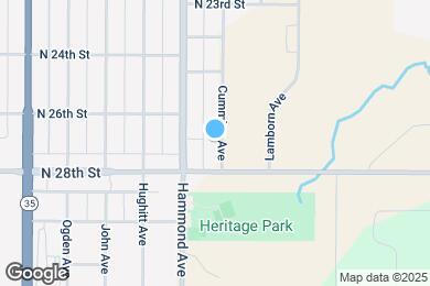 Map image of the property - 2703 Cumming Ave