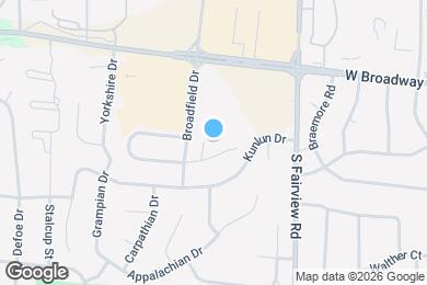 Map image of the property - 206 Blue Sky Ct