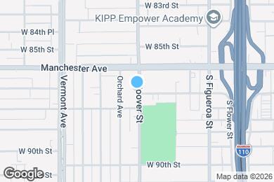 Map image of the property - 8641 1/2 S Hoover St