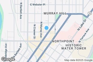 Map image of the property - 2401 N Frederick Ave