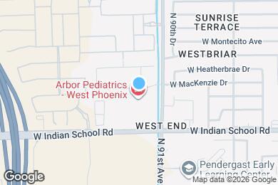 Map image of the property - 9121 W MacKenzie Dr