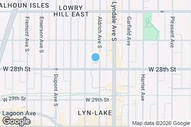 Map image of the property - 2748 Aldrich Ave S