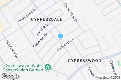 Map image of the property - 17930 Cypress Spring Dr