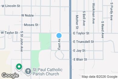Map image of the property - 813 East Ave S