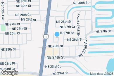 Map image of the property - 2631 NE 19th Ave