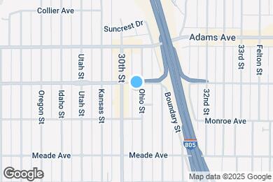 Map image of the property - 4580 Ohio St
