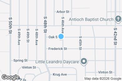 Map image of the property - 3010 S 46th Ave