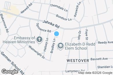 Map image of the property - 1025 Bradley Ln