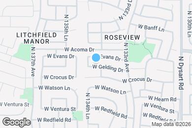 Map image of the property - 13440 W Gelding Dr