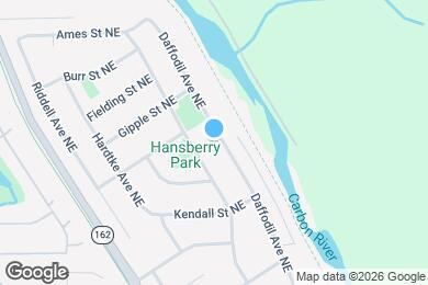 Map image of the property - 1319 Daffodil Ave NE