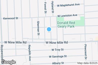 Map image of the property - 1915 Hyland St