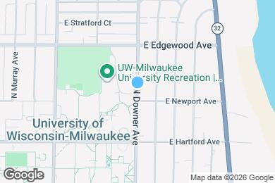 Map image of the property - 3408 N Downer Ave