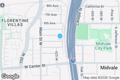 Map image of the property - 602 3rd Ave