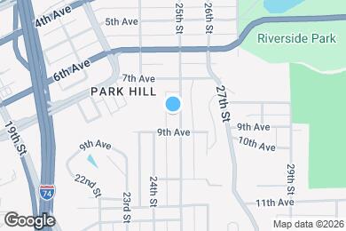 Map image of the property - 741 25th St