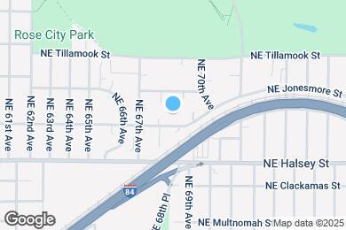 Map image of the property - 6821 NE Broadway