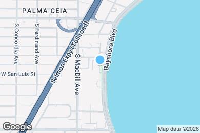 Map image of the property - 3301 Bayshore Blvd