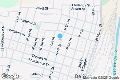 Map image of the property - 508 N 5th St