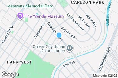 Map image of the property - 4455 Overland Ave
