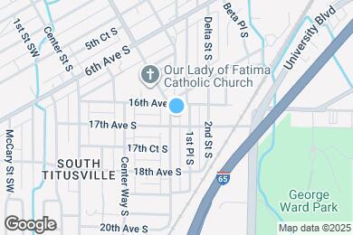 Map image of the property - 1615 1st St S