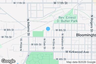 Map image of the property - 1119 W 8th St