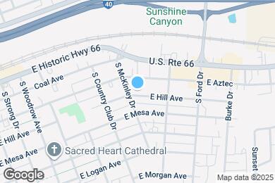Map image of the property - 803 E Hill Ave