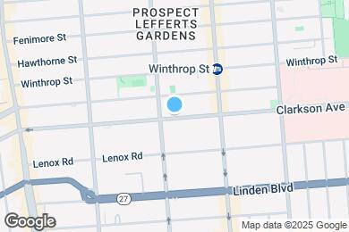 Map image of the property - 227 Clarkson Ave