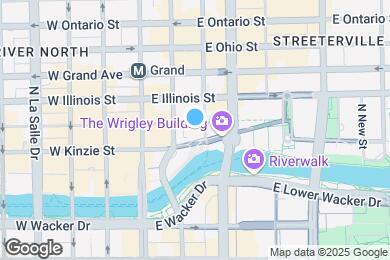 Map image of the property - 405 n Wabash Ave`